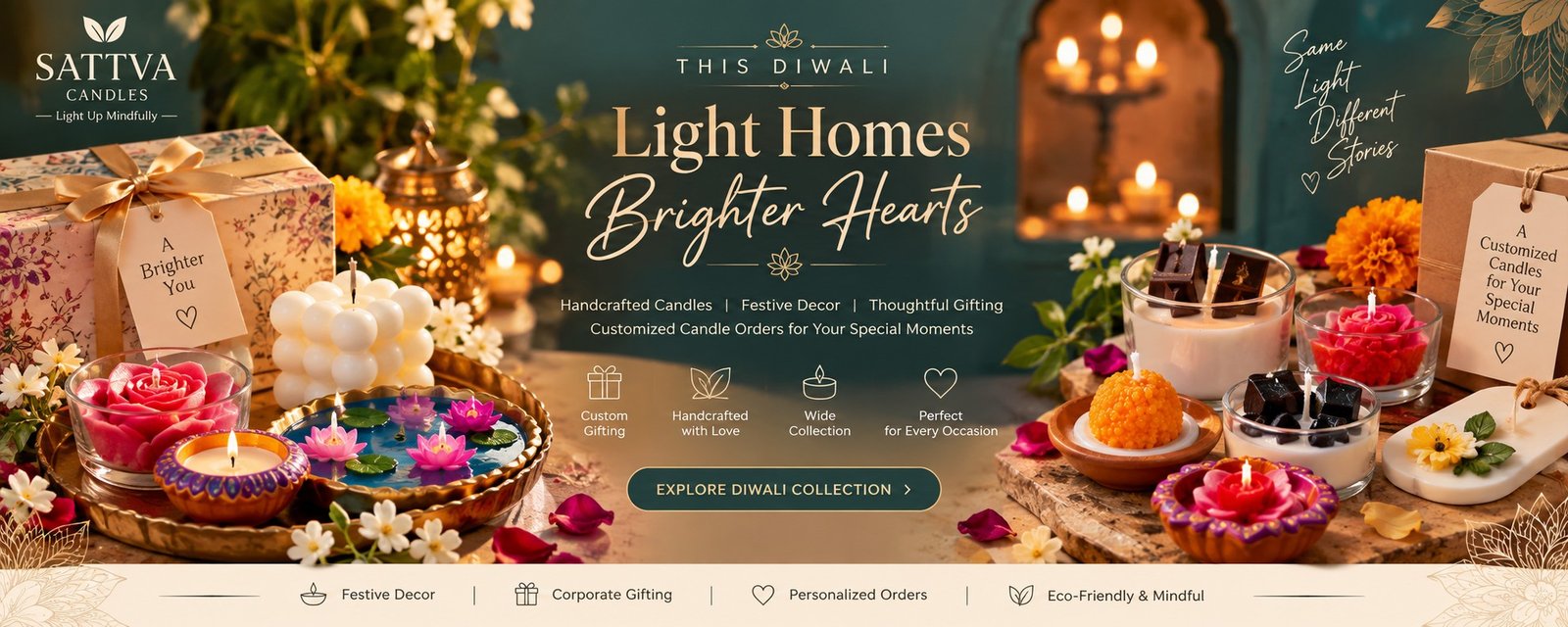 Sattva Candles Diwali Collection